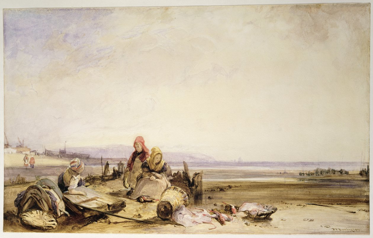 Scen på den franska kusten av Richard Parkes Bonington