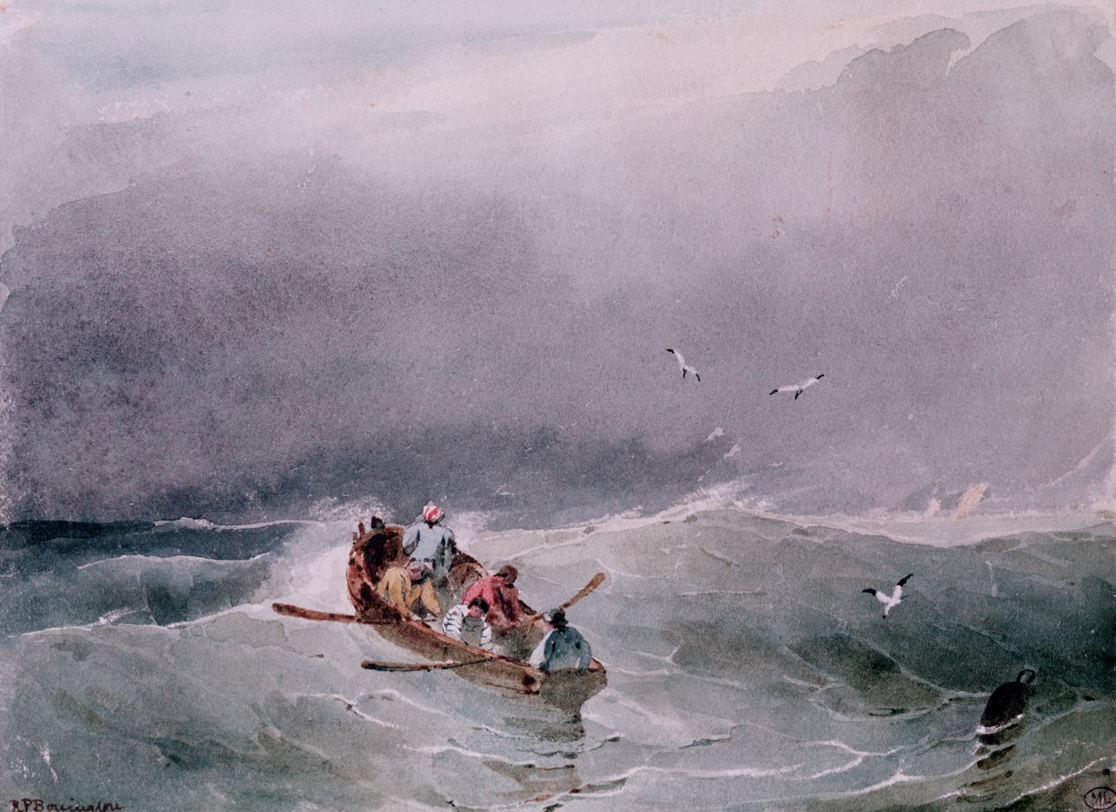 Havslandskap av Richard Parkes Bonington