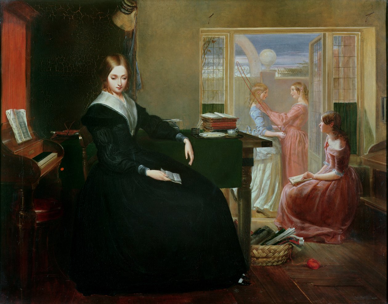 Guvernanten, 1844 av Richard Redgrave