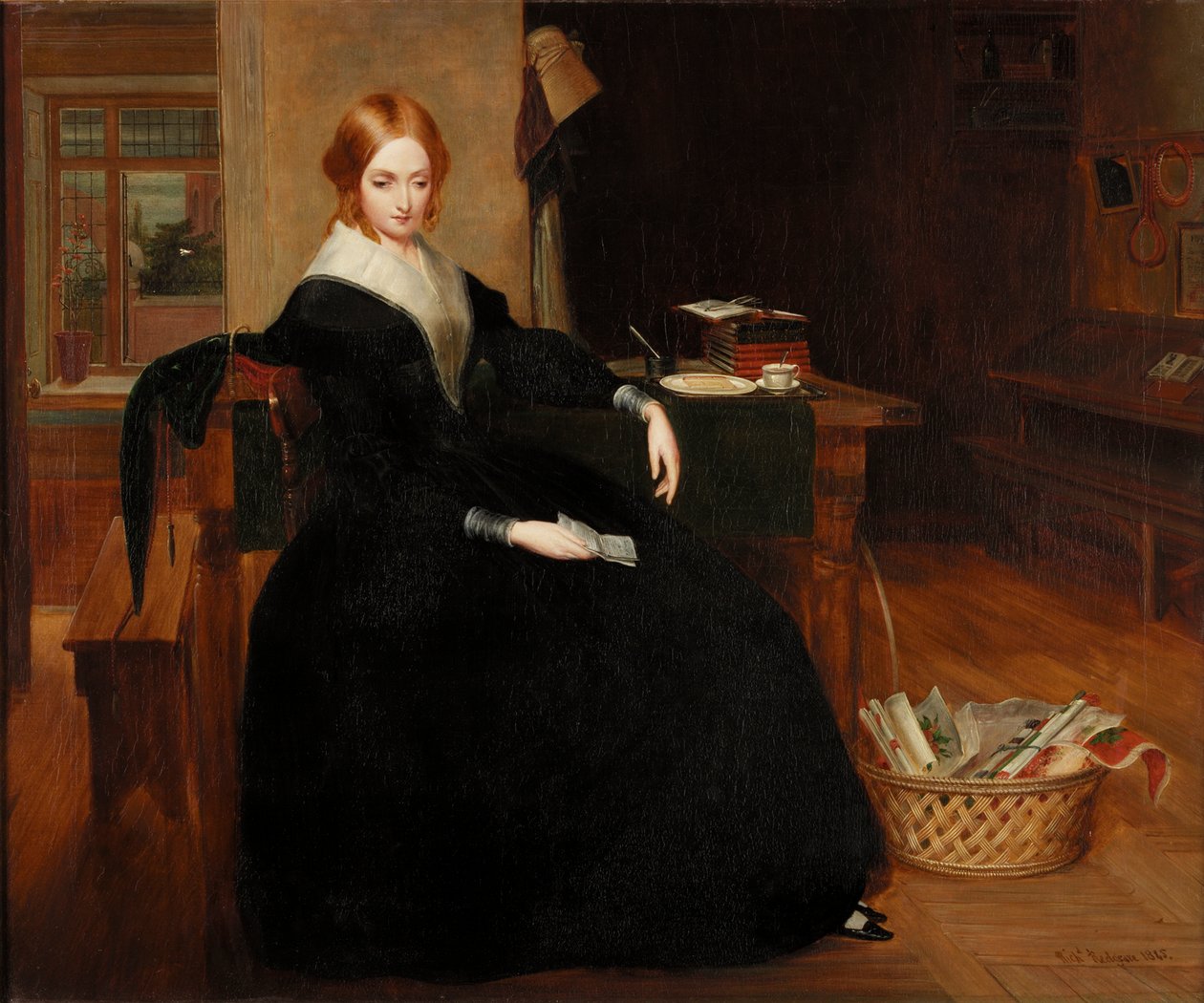 Den fattige läraren, 1845 av Richard Redgrave