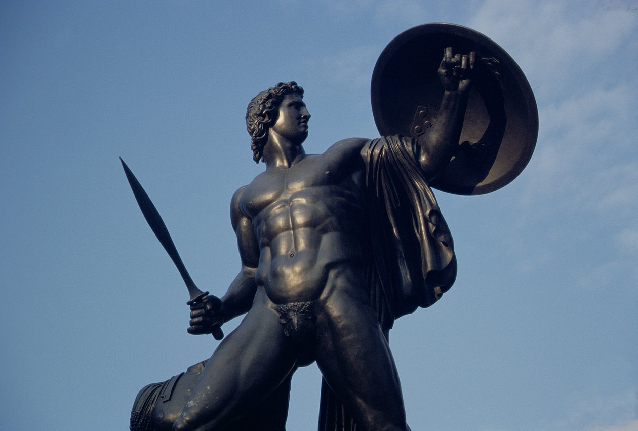 Achilles, 1822 (brons) av Richard Westmacott