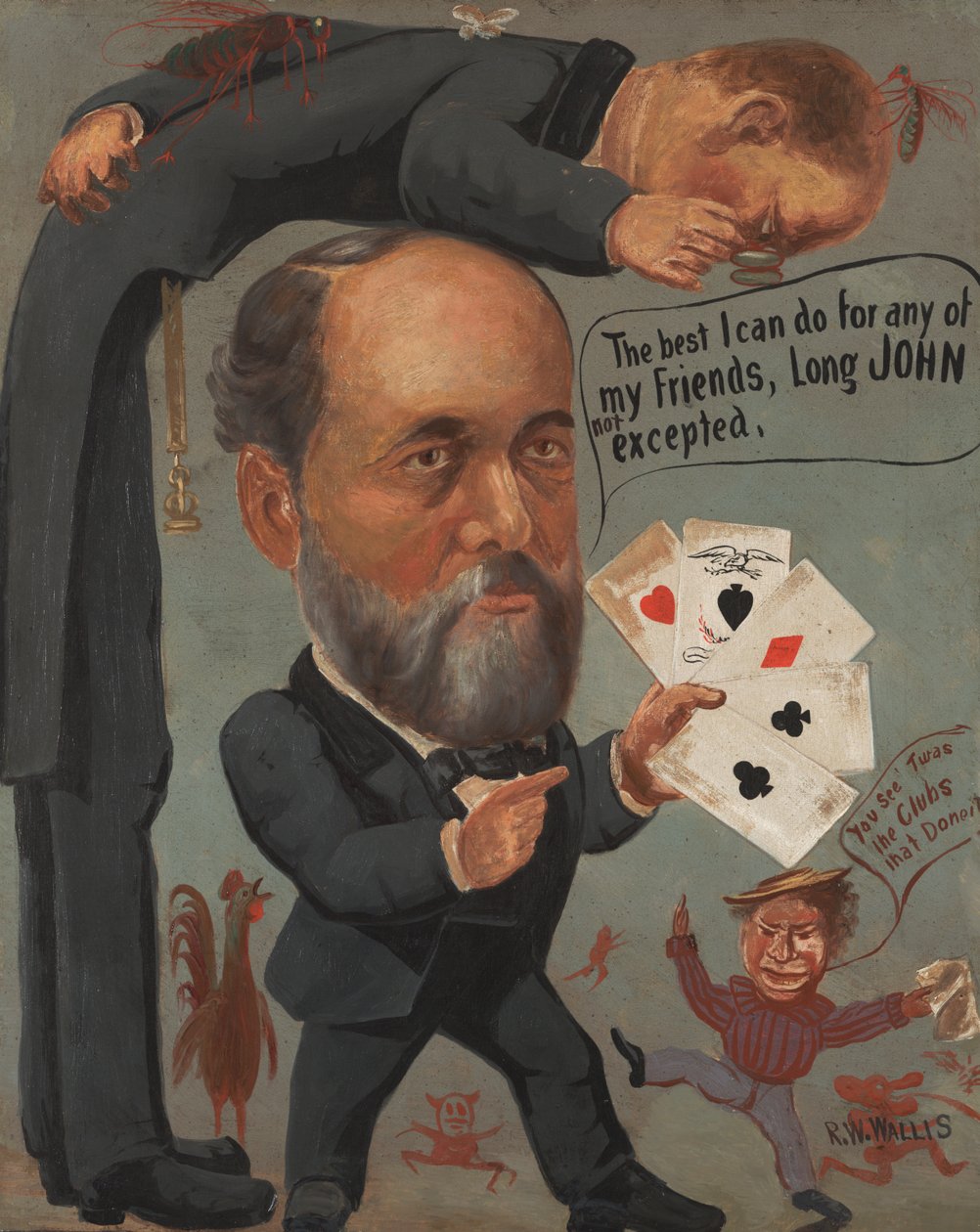 Karikatyr av Charles Benjamin Farwell, 1885-90 av Richard William Wallis