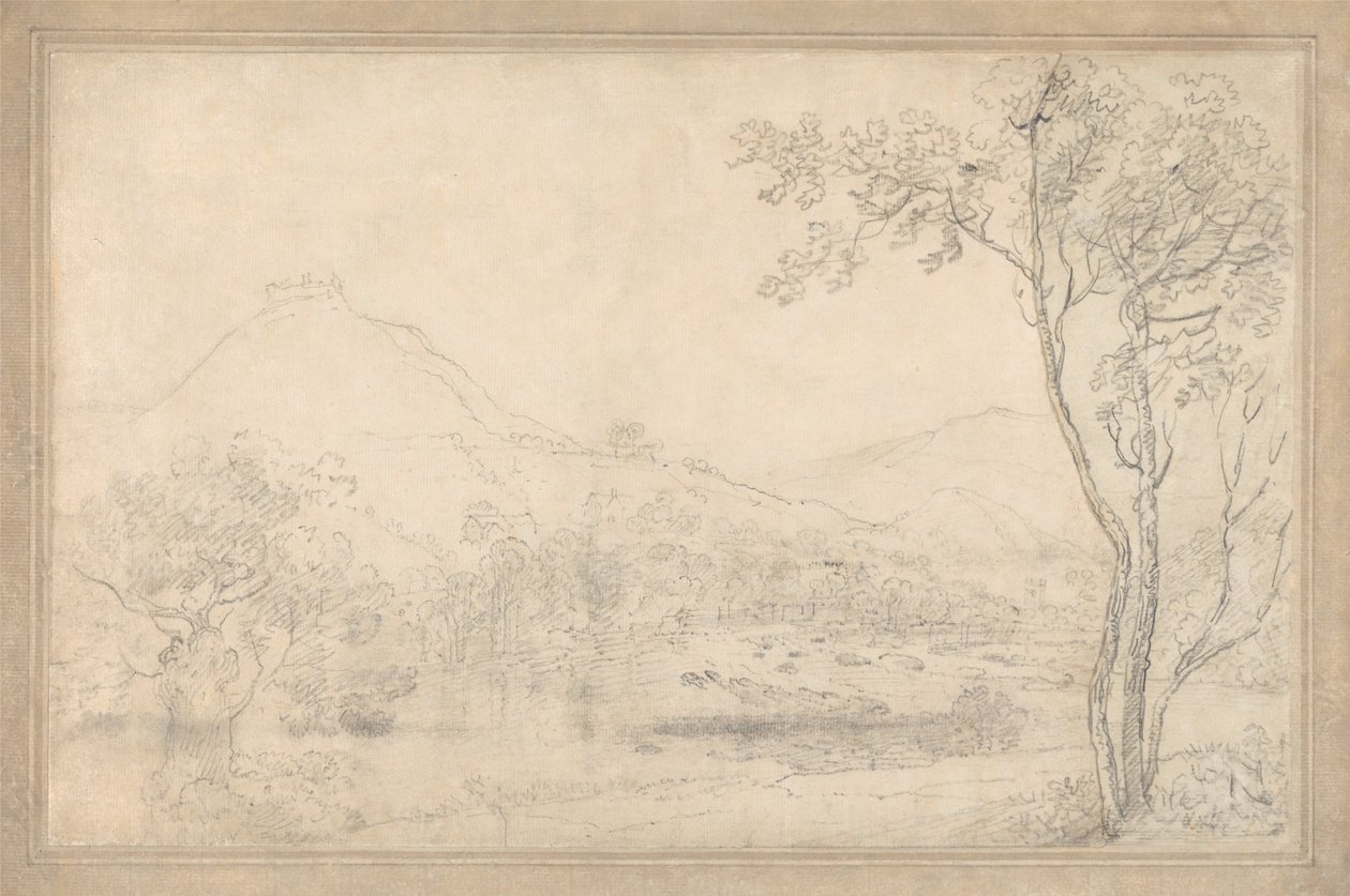 Castell Dinas Bran, Wales av Richard Wilson