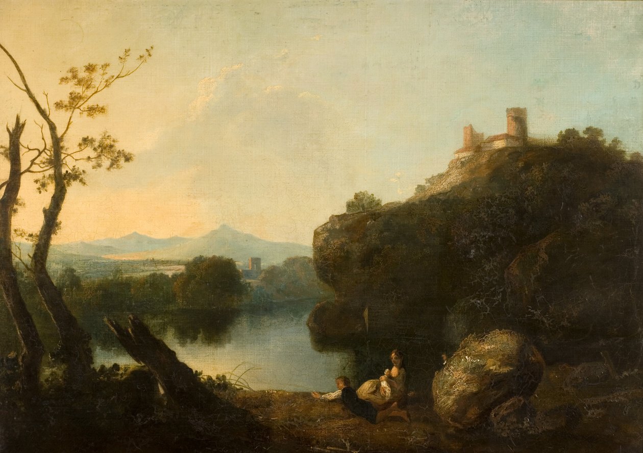 På Arno (Olja på duk) av Richard Wilson