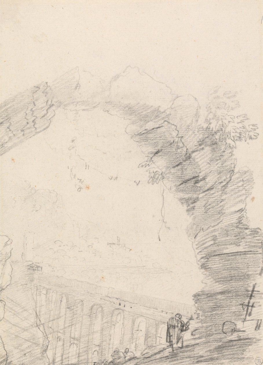 Ponte delle Torri, Seen Through an Arch av Richard Wilson