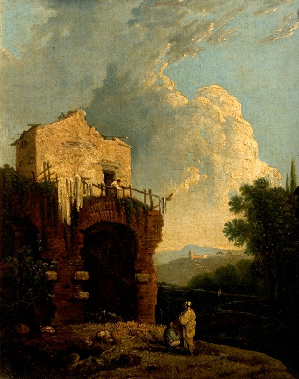 Ruinerna av en villa nära Rom av Richard Wilson