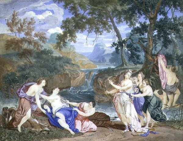 Diana och Callisto av Richard van Orley