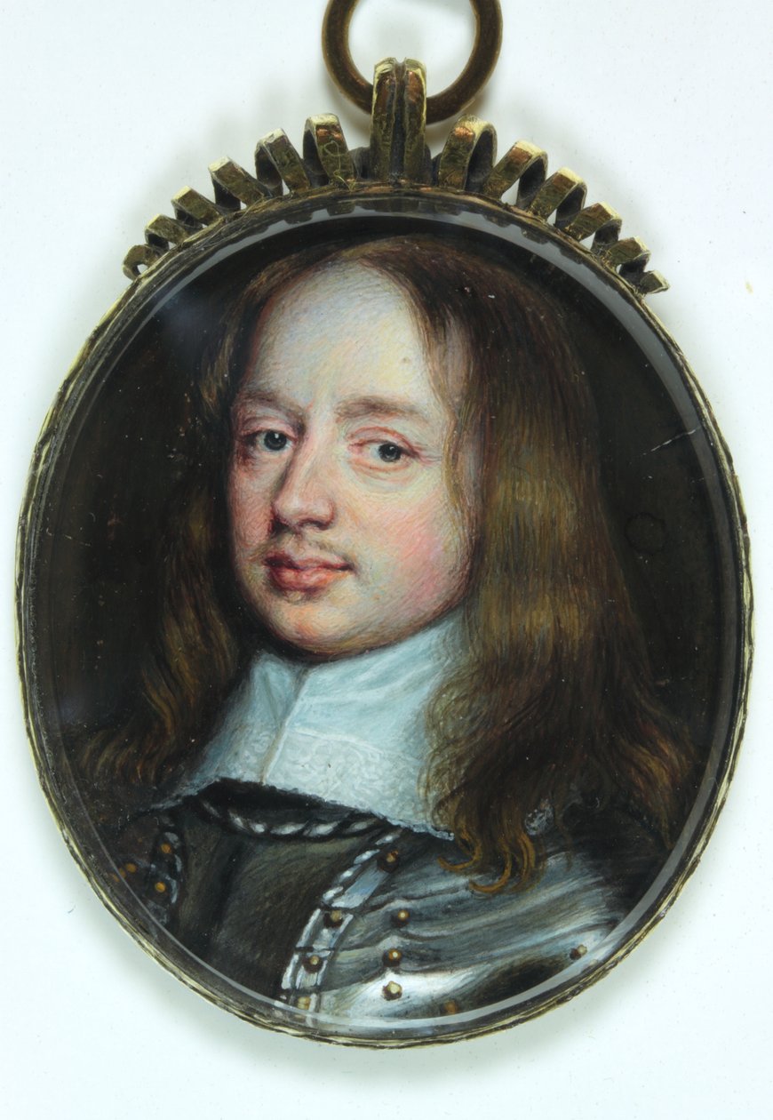 The Hon William Pierrepont (akvarell på elfenben) av Richard  Gibson