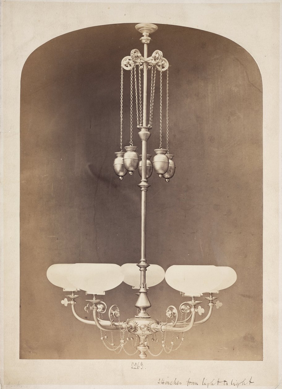 Gasolier、1880年頃スウェーデン語 av John Pardon