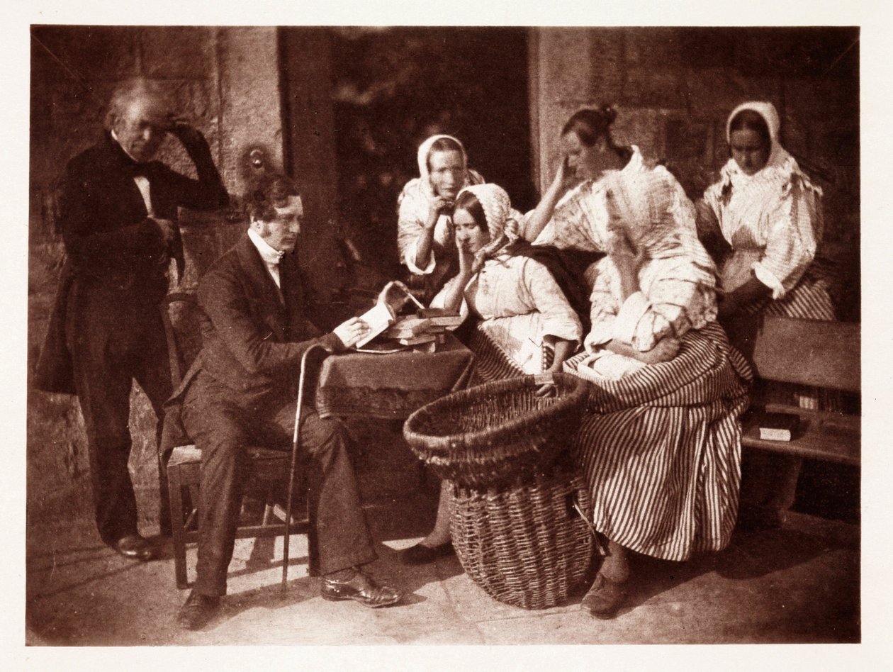 James Fairburn DD (Fairburn Reading to the Fishwives), ca 1843 av John Pardon