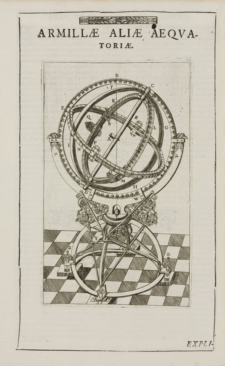 Tycho Brahes ekvatoriala armillarsfär, ca 1580 av John Pardon