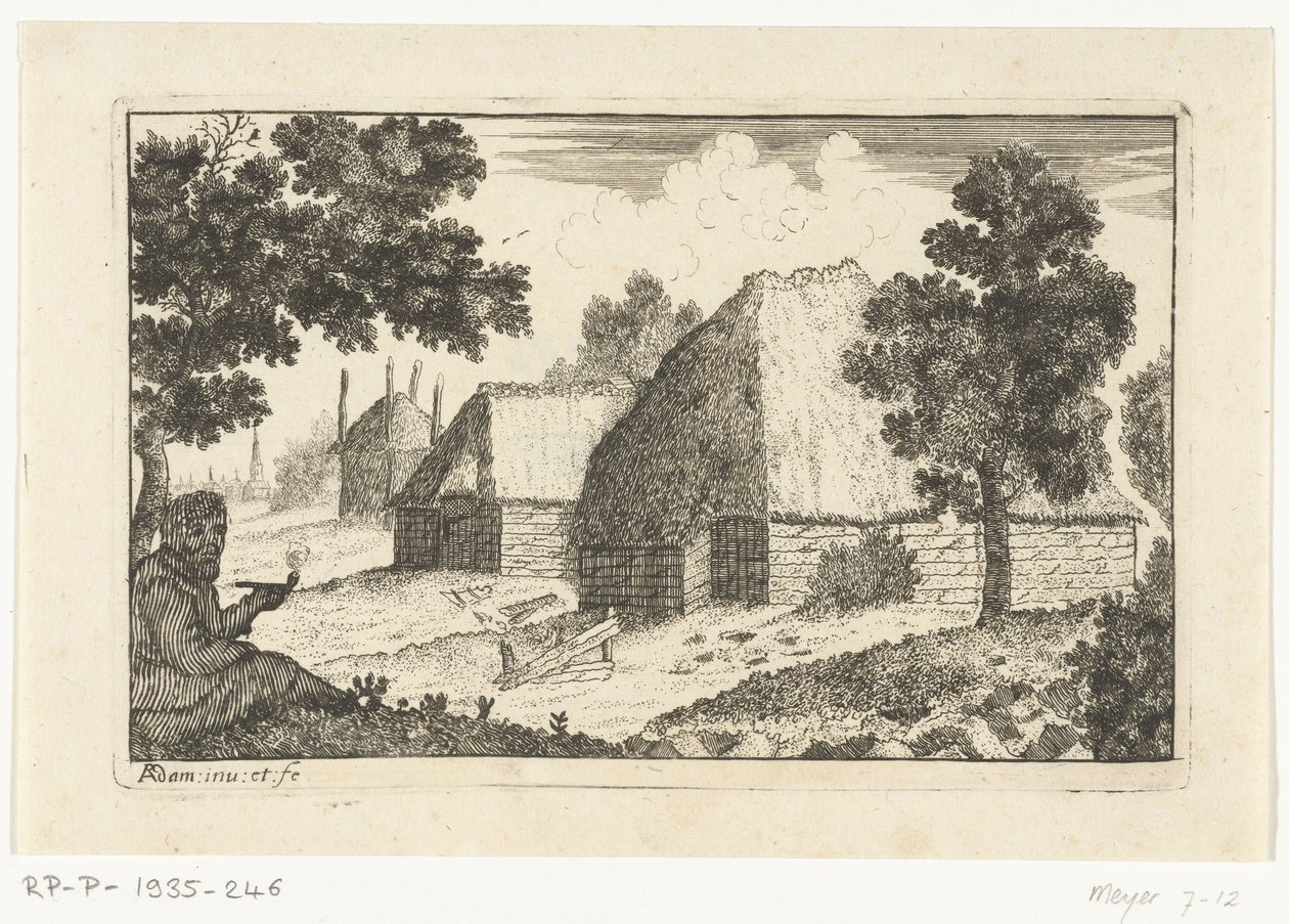Två bondgårdar med en piprökare Farmhouses (serietitel) av Richard Adam