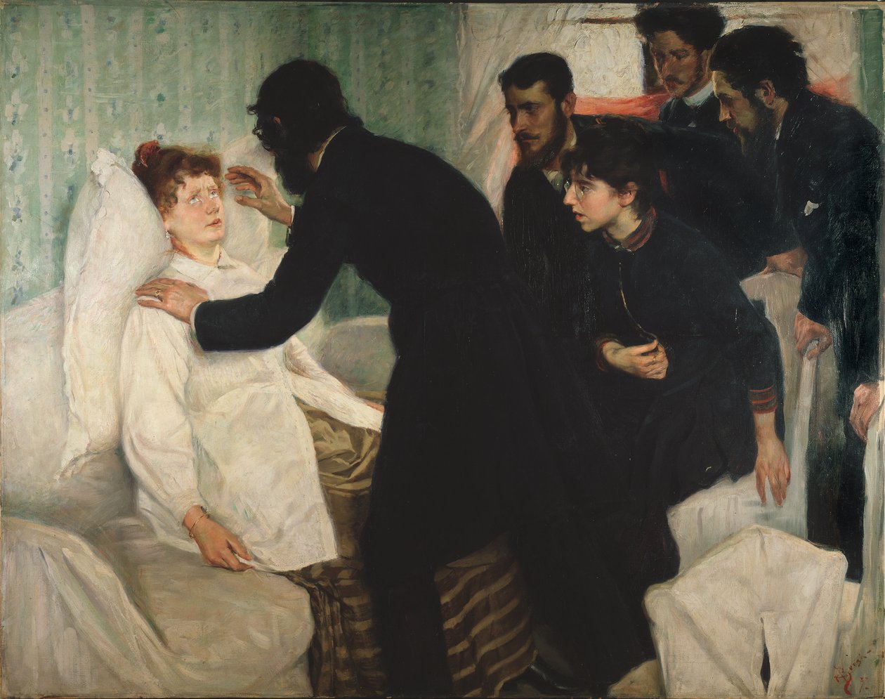 Hypnotisk seans, 1887 av Richard Bergh