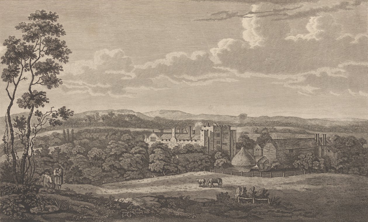 Hever Castle i County of Kent, från Edward Hasted