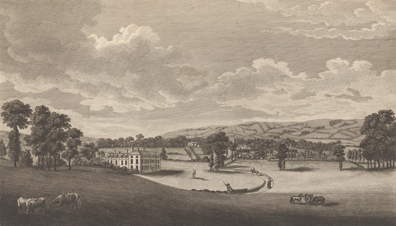 Preston Hall i Aylesford, i County of Kent, från Edward Hasted