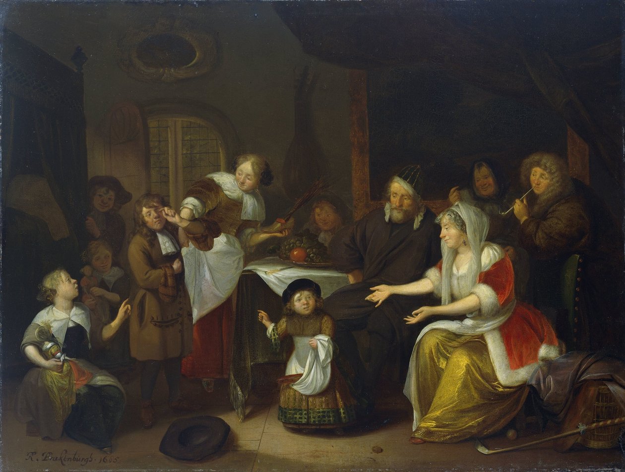 St Nicholas högtid av Richard Brakenburg