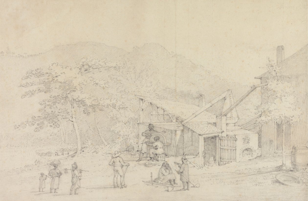 Förbereder för fältet, Trinidad av Richard Bridgens