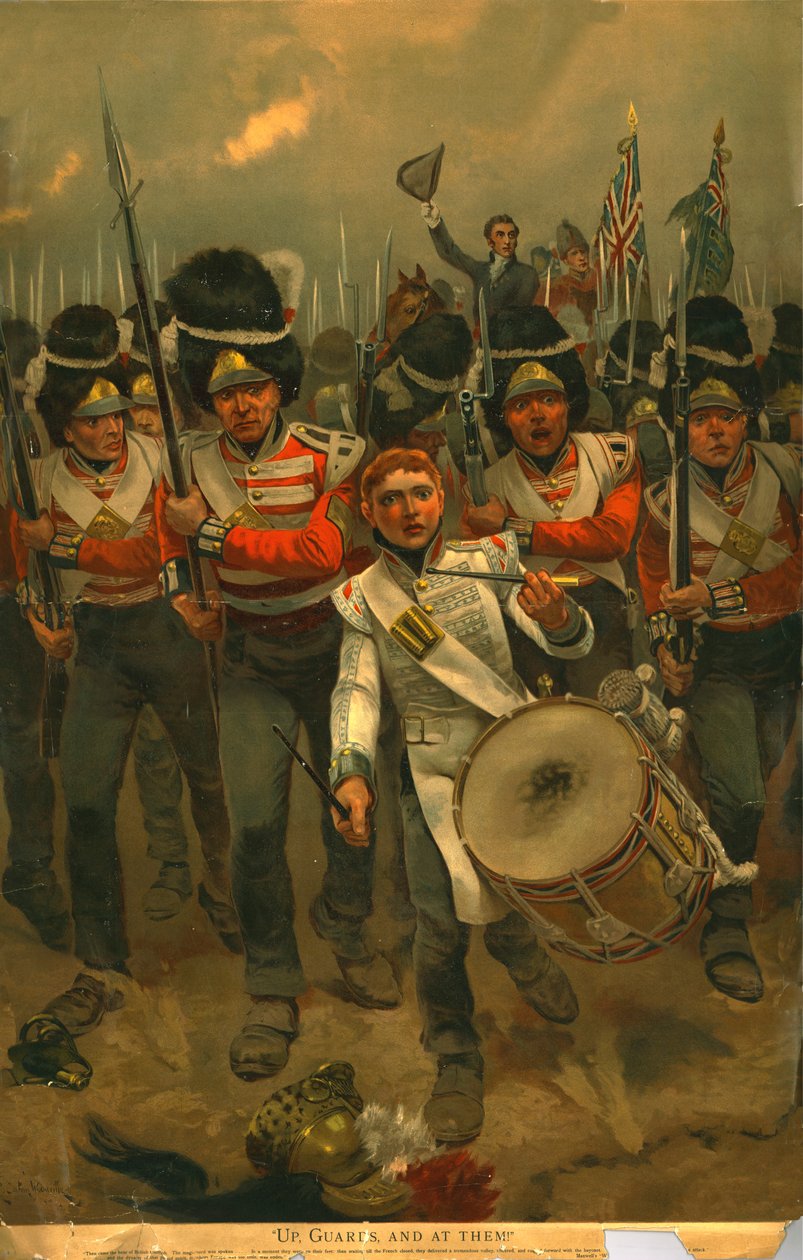 Upp, vakter och på dem!, 1899. av Richard Caton II Woodville