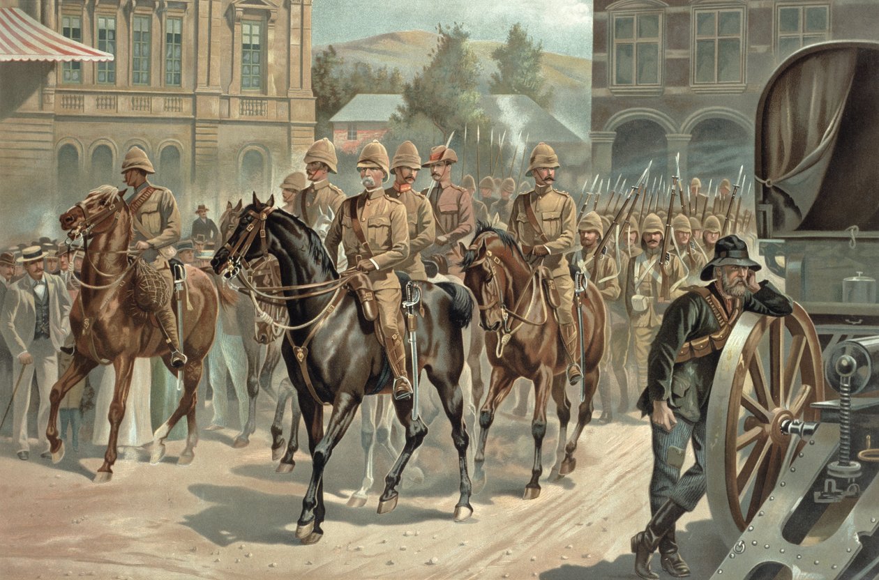 Lord Roberts (1832-1914) intåg i Pretoria den 5 juni 1900 av Richard Caton Woodville