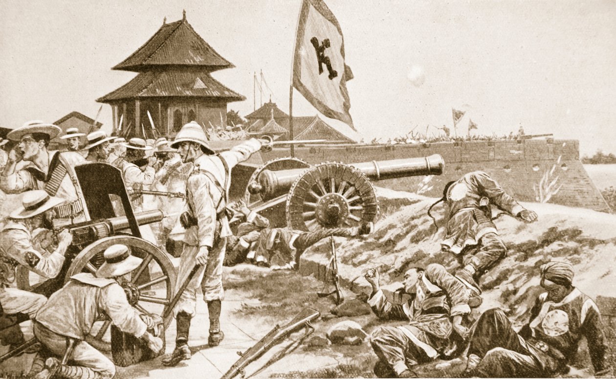 Boxerrörelsen, illustration från 
