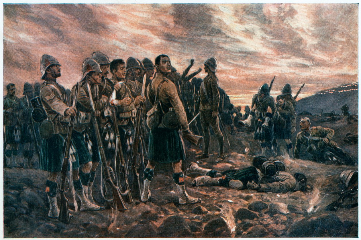 "Allt som var kvar av dem", 2:a boerkriget, 1899. av Richard Caton Woodville II