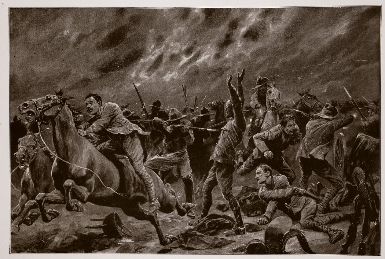 Missödet för viktorianerna vid Wilmansrust den 12 juni 1901 av Richard Caton Woodville junior