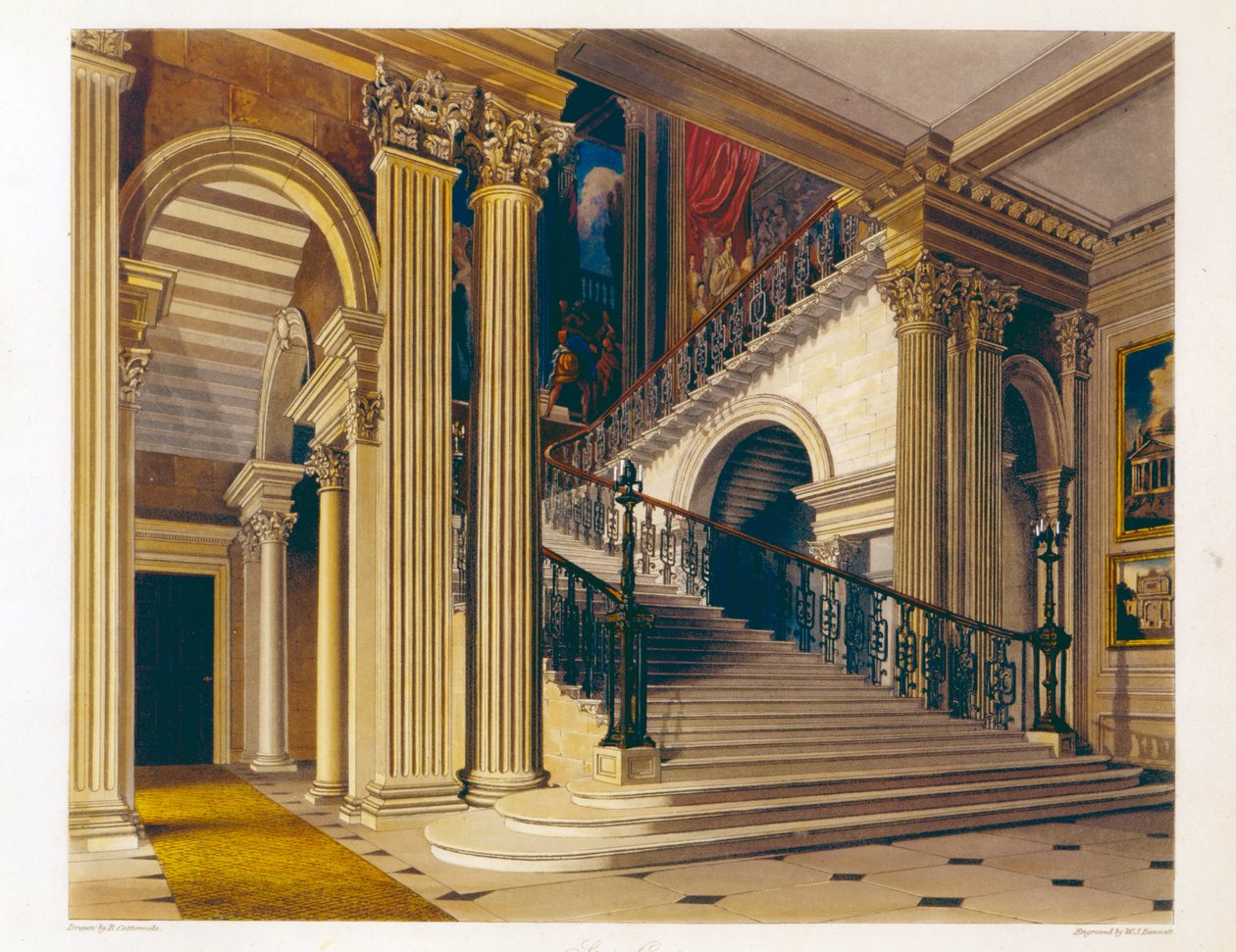 Trappfodral, Buckingham House, från 