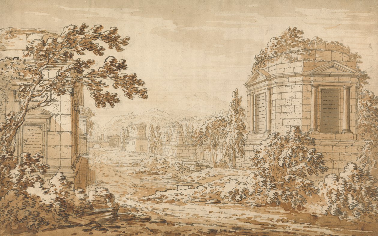Klassiskt landskap av Richard Cooper the Younger