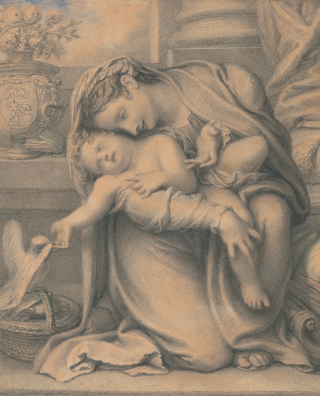 Madonna och barn av Richard Cosway