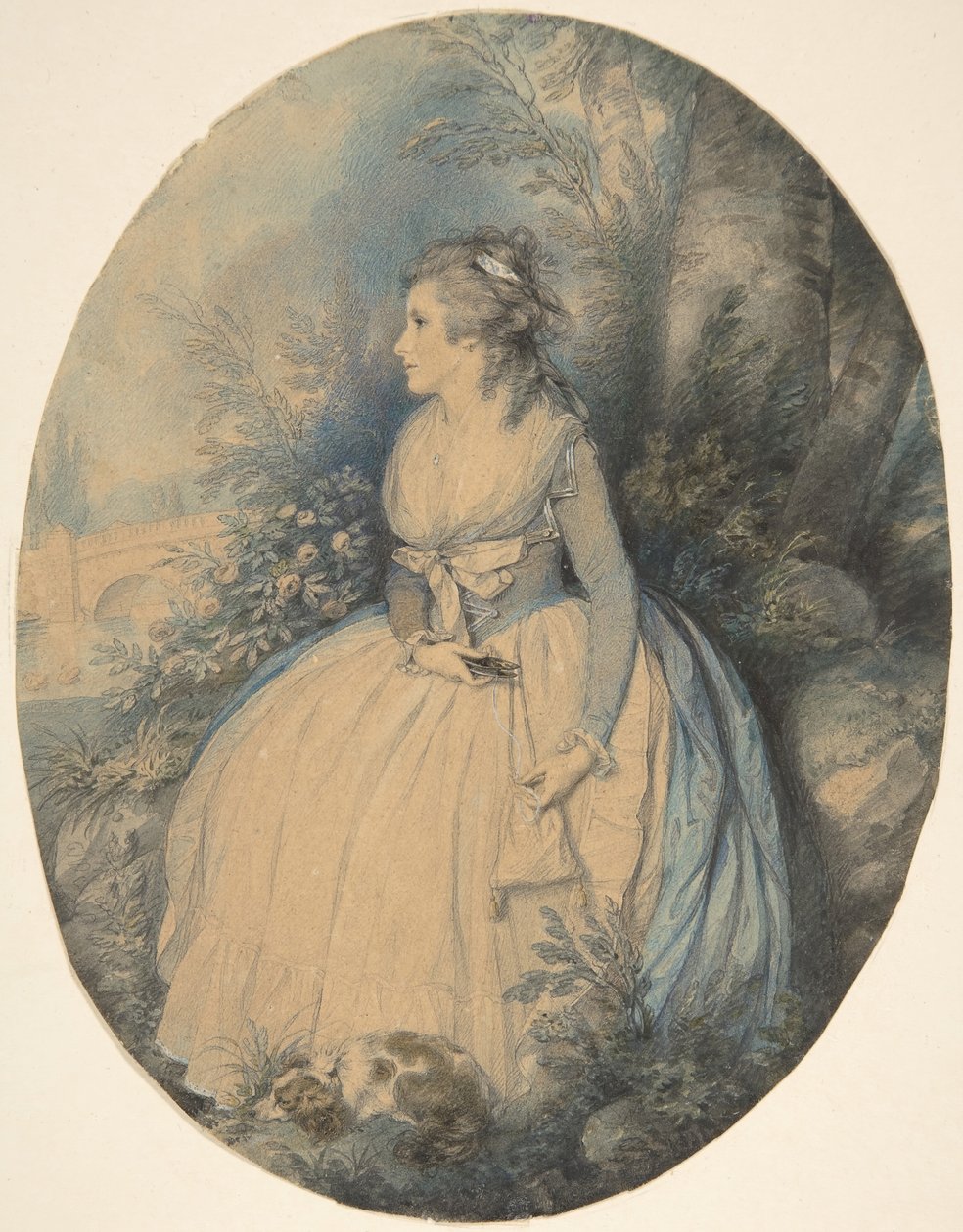 Mrs Robinson som Perdita, ca. 1779. av Richard Cosway