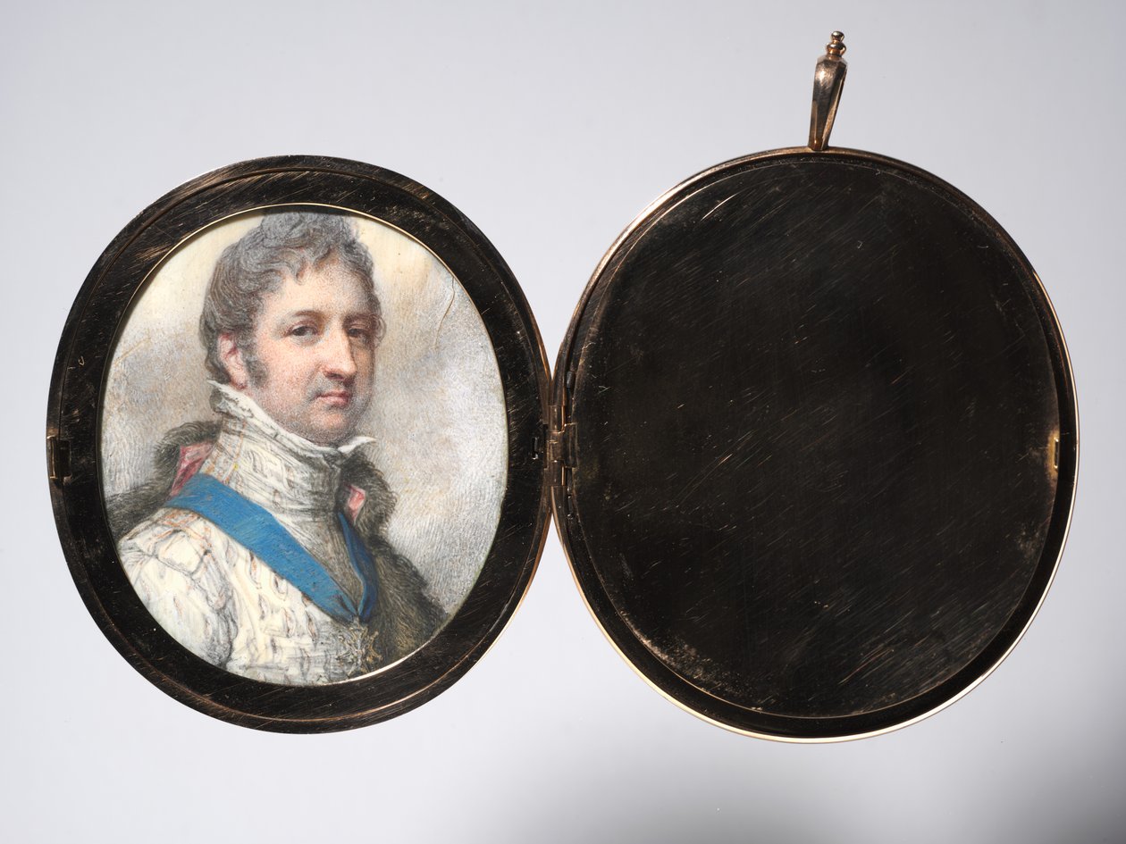 Porträtt av Louis-Philippe, hertig av Orléans, senare kung av fransmännen, 1804. av Richard Cosway