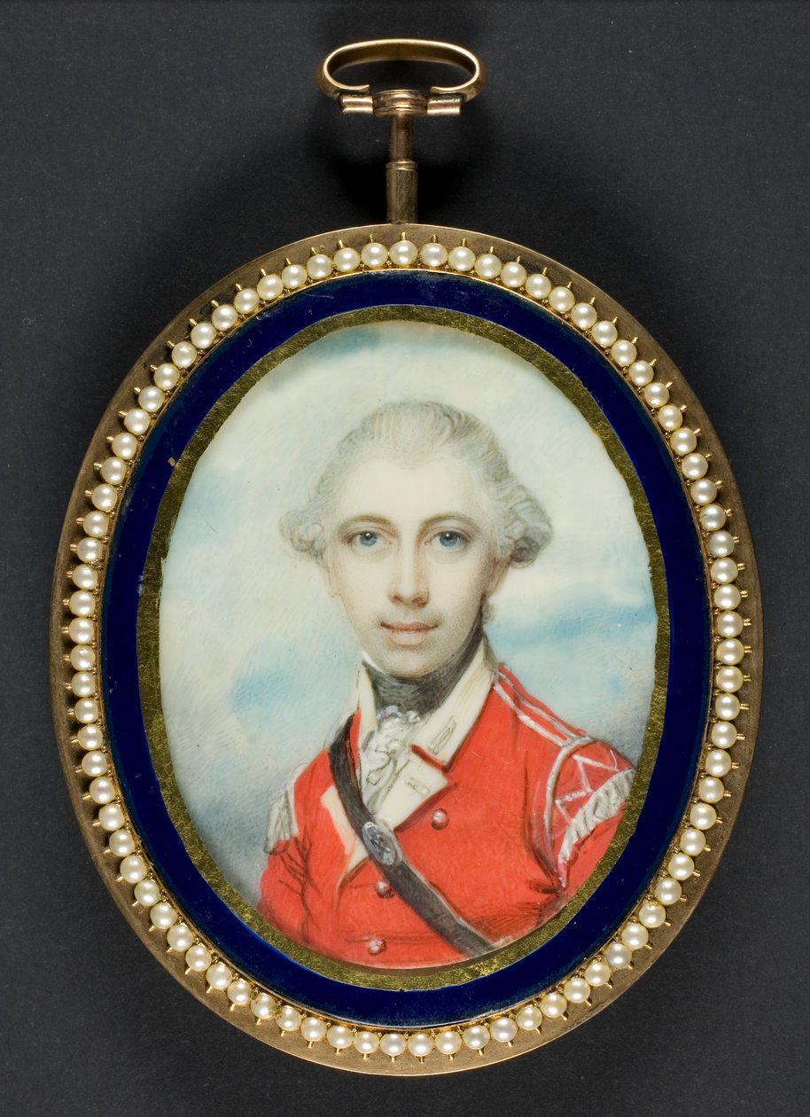 Porträtt av en officer av Richard Cosway