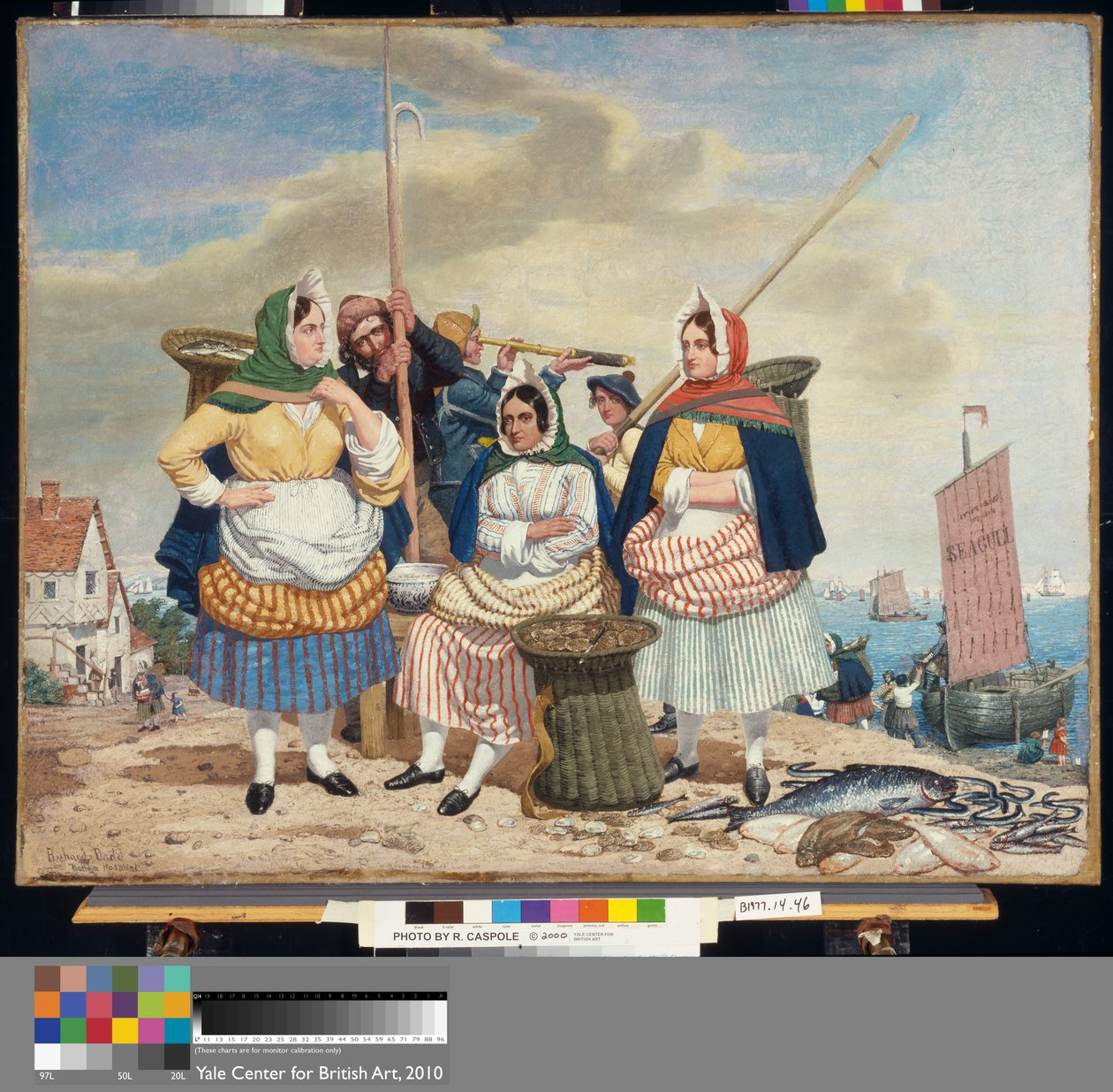 Fiskmarknad vid havet av Richard Dadd