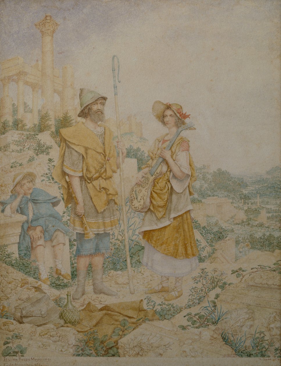 Italienska rustika musiker av Richard Dadd