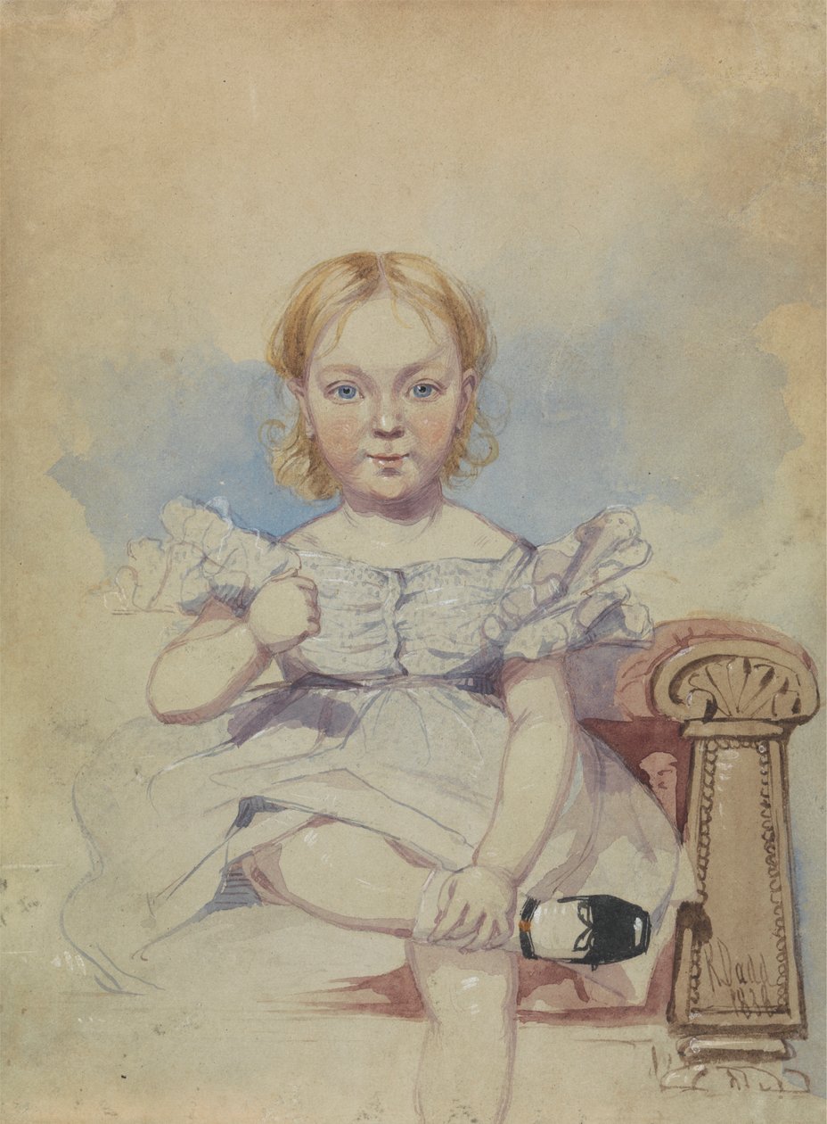 Porträtt av en flicka av Richard Dadd