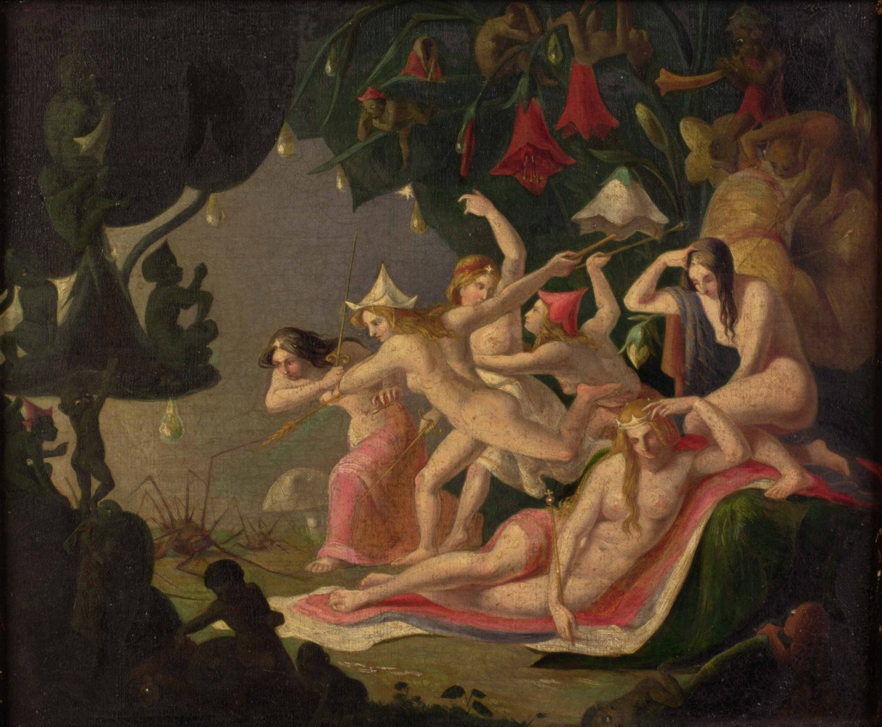 The Attack of the Spider (olja på duk) av Richard Dadd