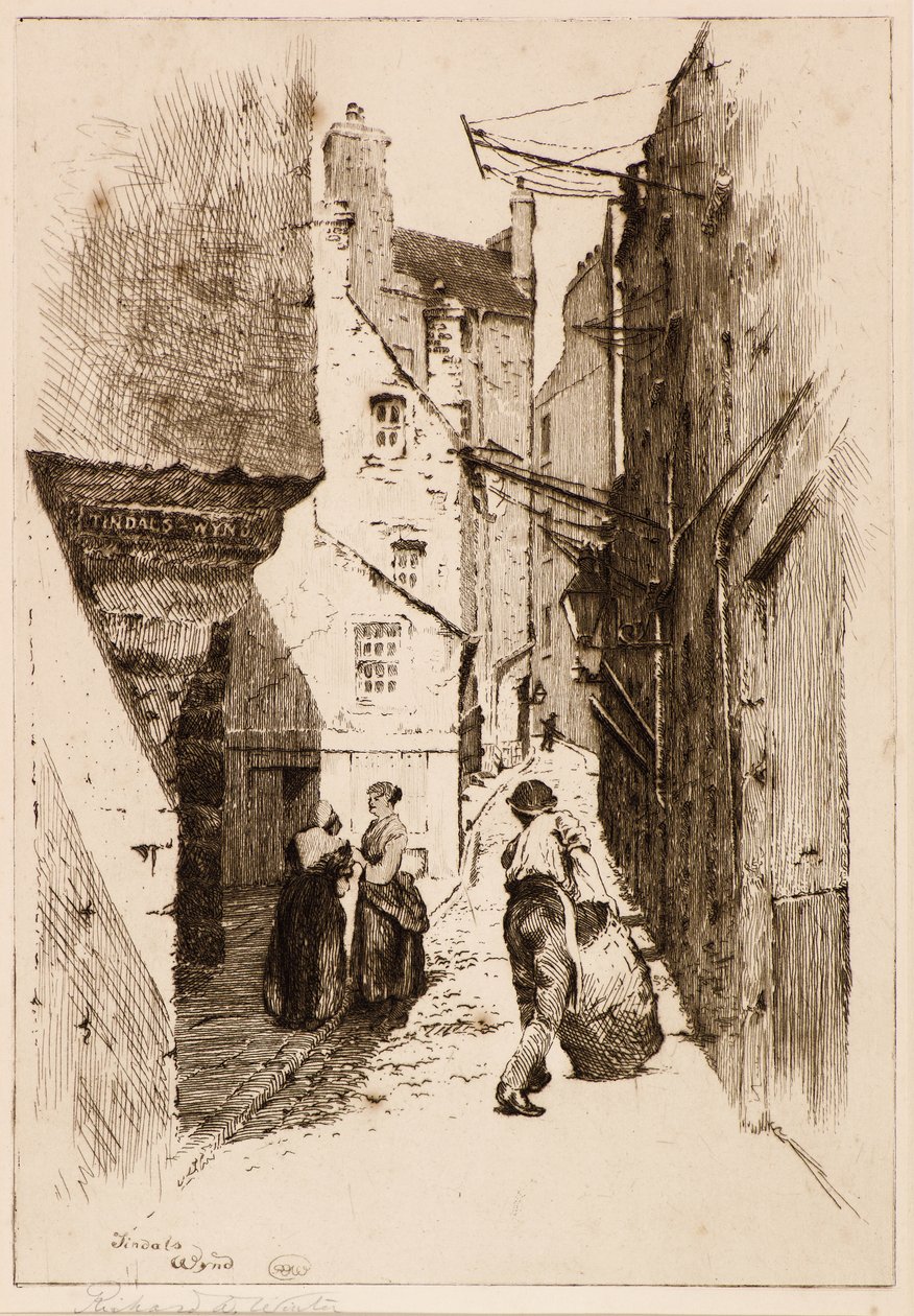 Tindals Wynd (etsning) av Richard Davidson Winter