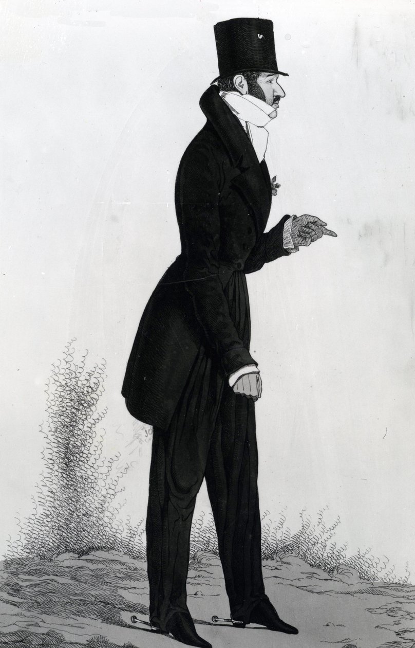 Edward Hughes Ball Hughes, Den gyllene balen, 1819 av Richard Dighton