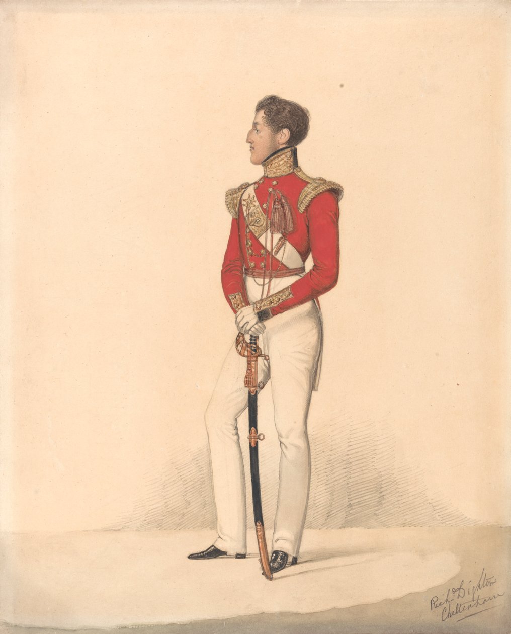 Lord Henry Charles Capel Somerset, 5:e lätta infanteriet - Cheltenham av Richard Dighton