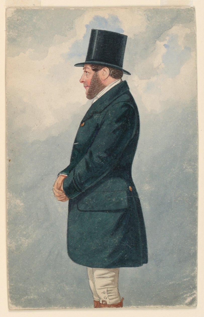Porträtt av George Beets av Richard Dighton