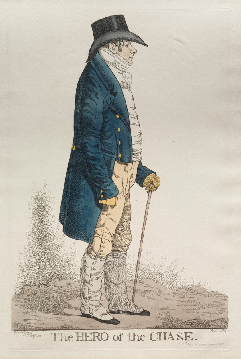 Jaktens hjälte, 1819. av Richard Dighton