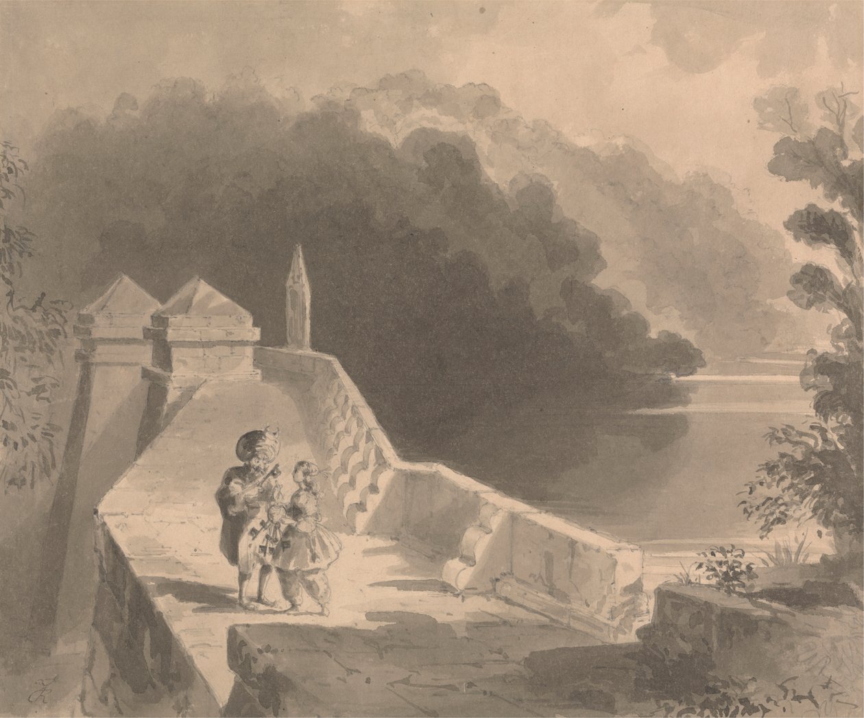 Blåskägg som ger nycklarna till Fatima av Richard Doyle