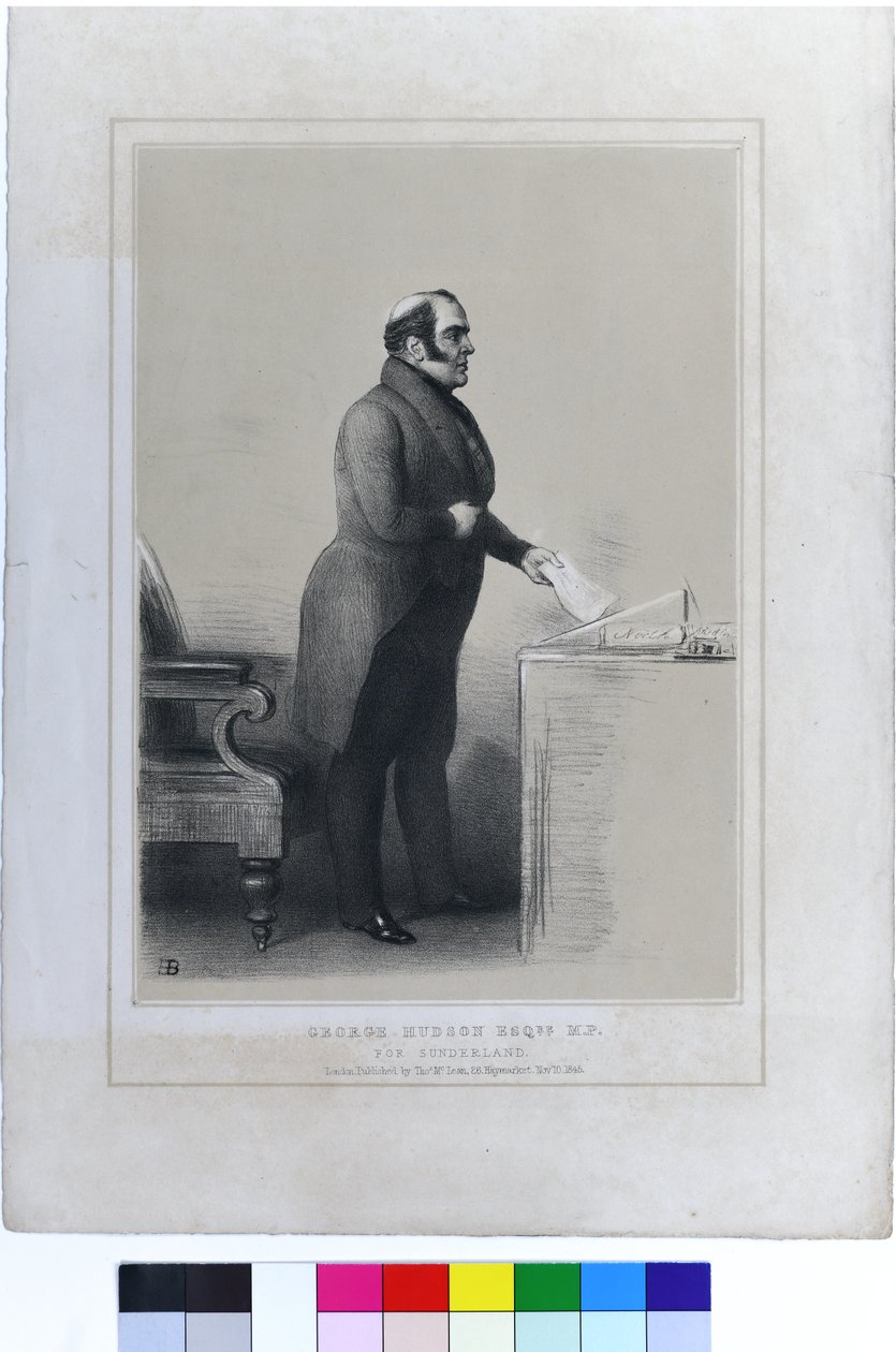 George Hudson Esqre. parlamentsledamot för Sunderland av Richard Doyle