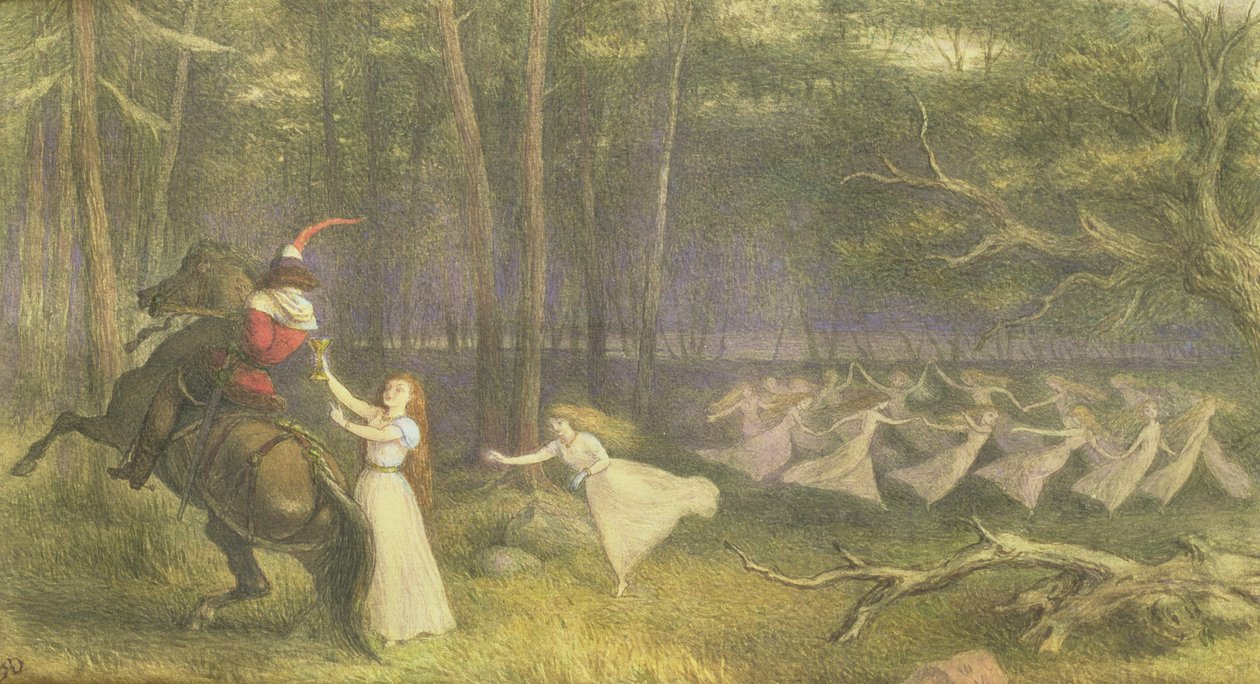 Altarbägaren i Aagerup: Avgångsögonblicket av Richard Doyle
