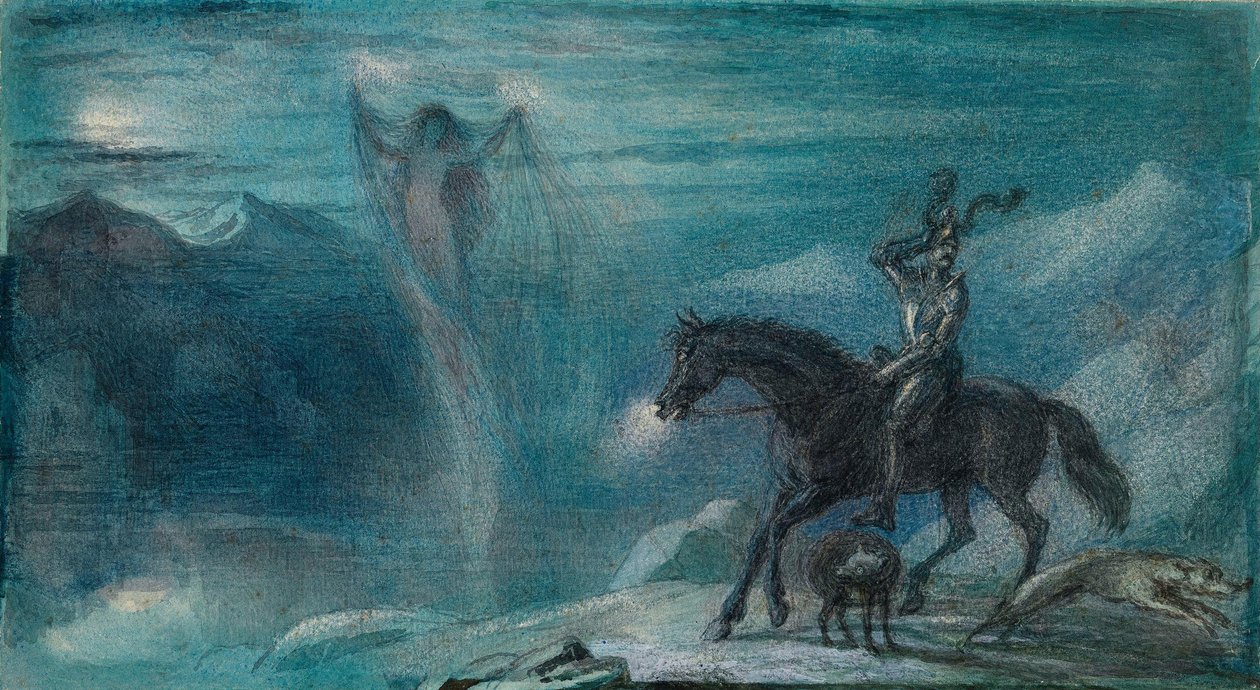 Riddaren och vålnaden av Richard Doyle