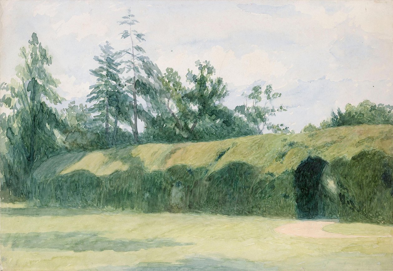 Idegransparterren vid Headfort House, grevskapet Meath av Richard Doyle