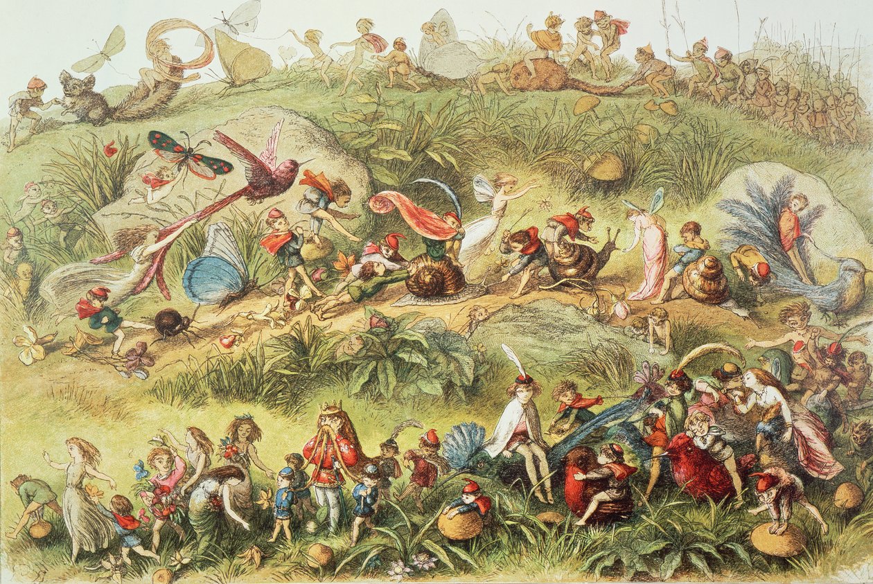 Elfkonungens triumfmarsch av Richard Doyle