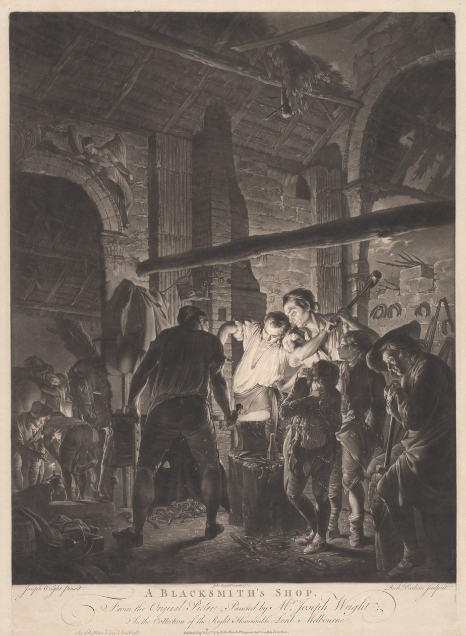 En smedja av Richard Earlom