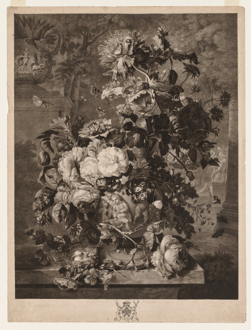 Ett blomstycke av Richard Earlom
