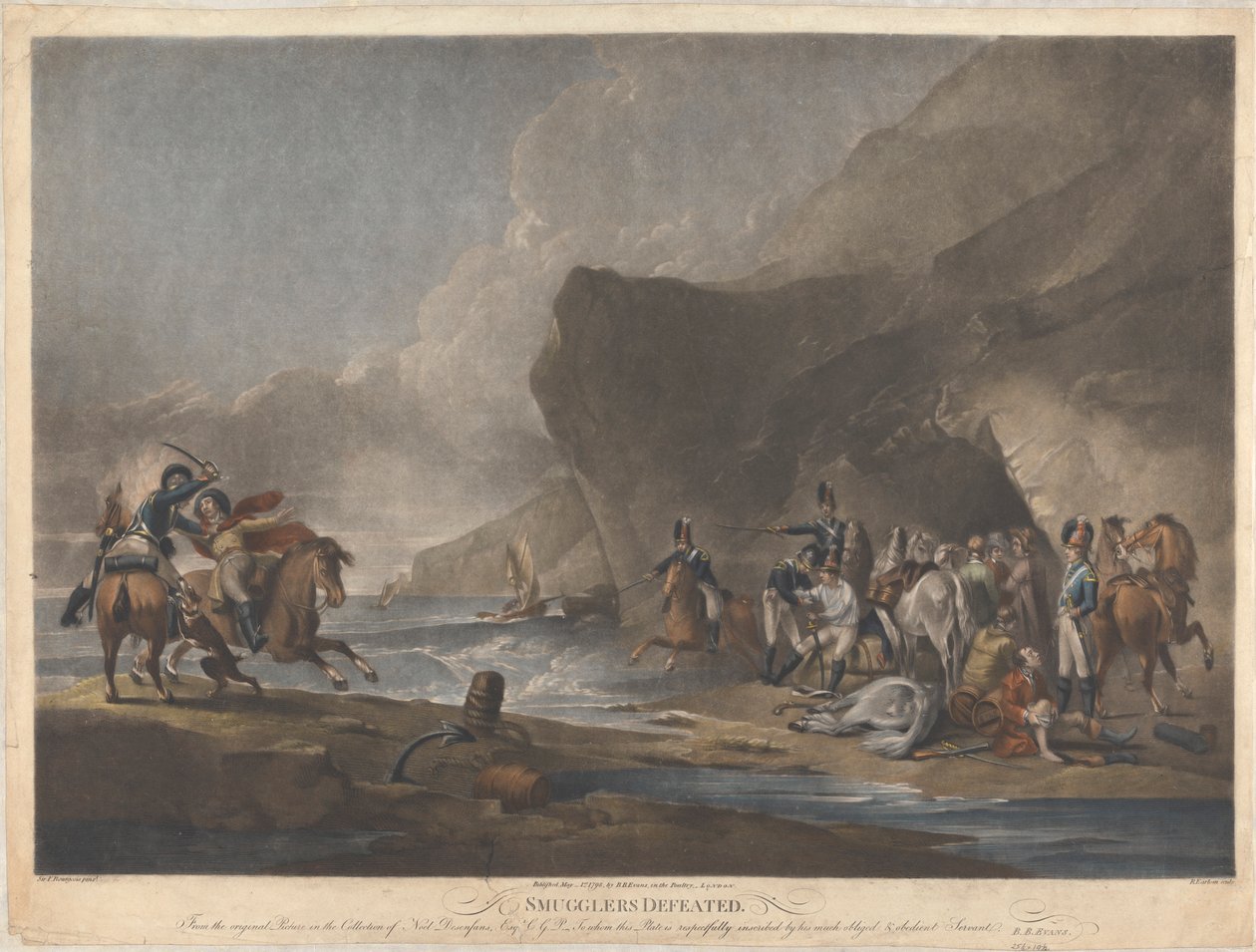 Smugglare besegrade av Richard Earlom